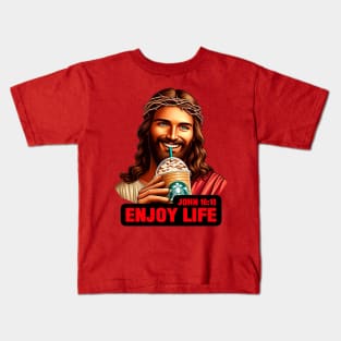 John 10:10 Enjoy Life Kids T-Shirt